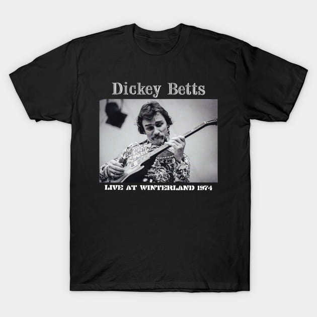 Rip Dickey betts T-Shirt by Unisovarts